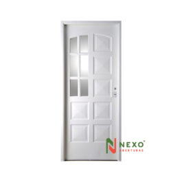 Puerta Linea Eco 10 Tableros Con Vidrio Lateral 0.88×2.00 (E140I) – Nexo